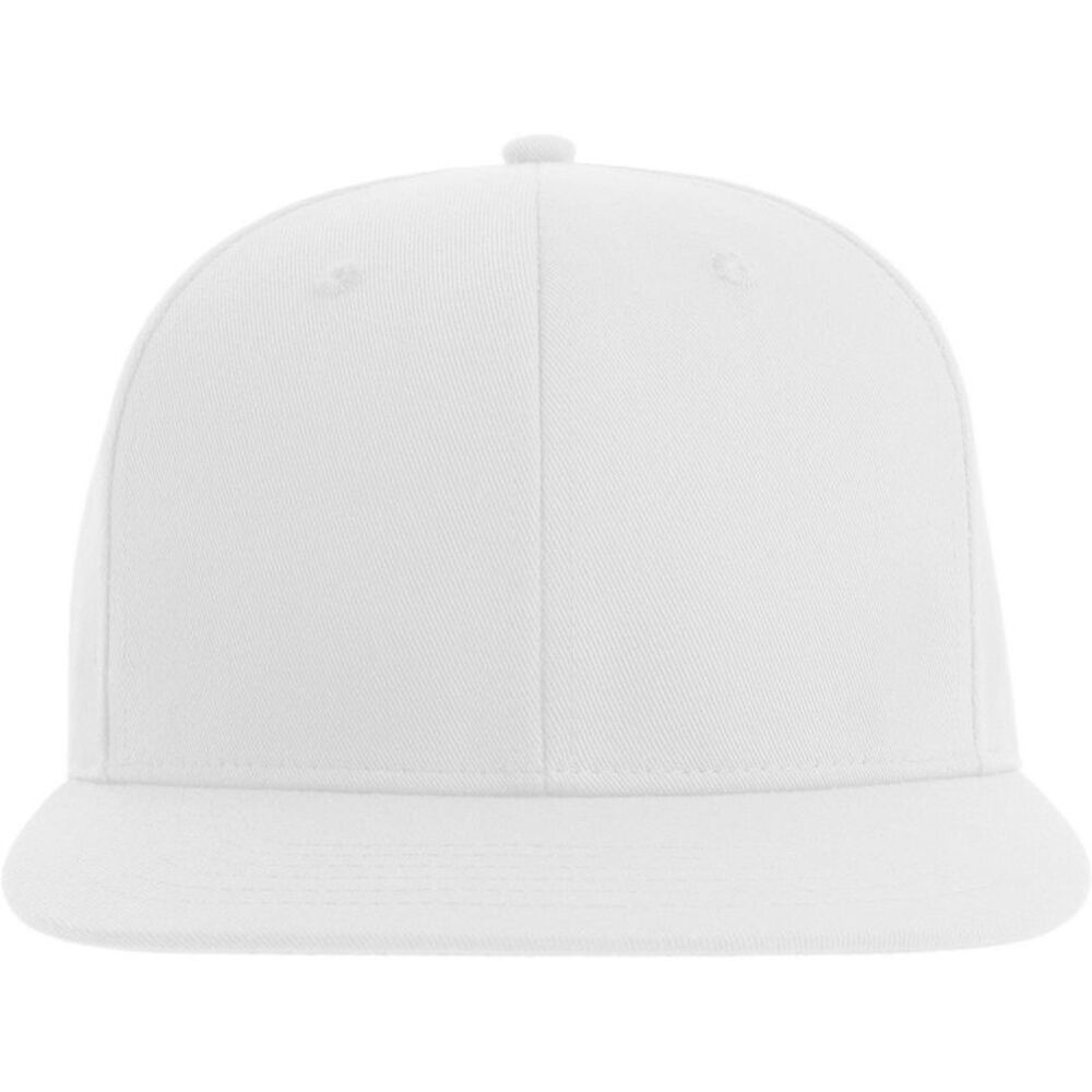 Atlantis Unisex Adult James 6 Panel Recycled Polyester  Cap / White